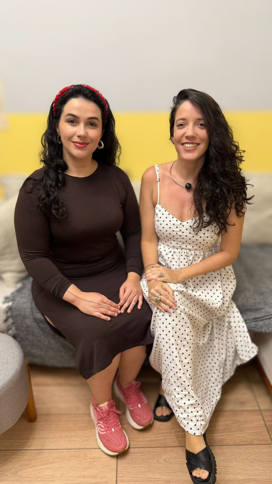 Jessy Dias e Gabriela Quero, do Projeto Língua Brasileira